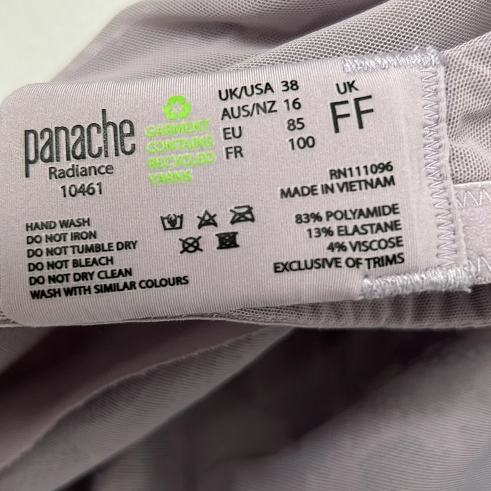 NWOT Panache Women's Radiance Molded Non Padded Bra 38FF - Picture 7 of 8